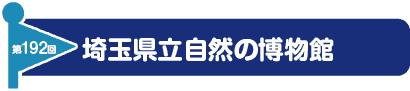 第192回　埼玉県立自然の博物館